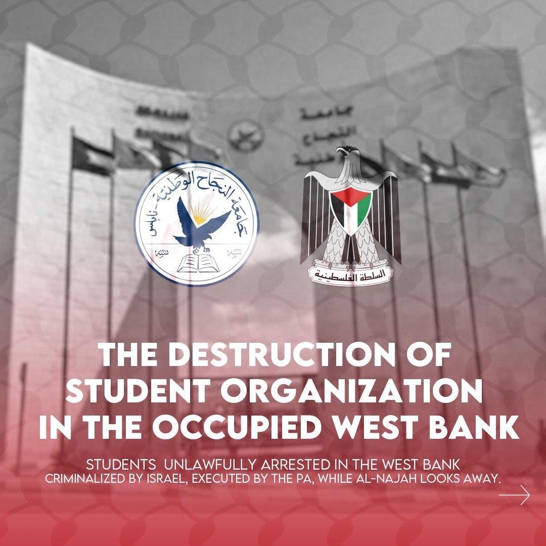Destruction of Student Organization in the Occupied West Bank Home / Blog - Palestine / Destruction of Student Organization in the Occupied West Bank